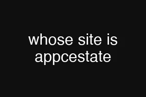 whose site is appcestate